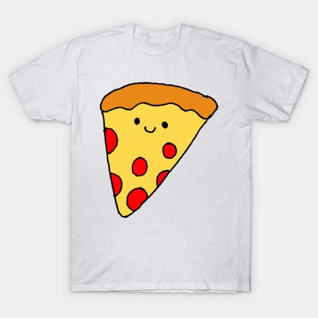 Cute Pizza T-Shirt by jhsells98